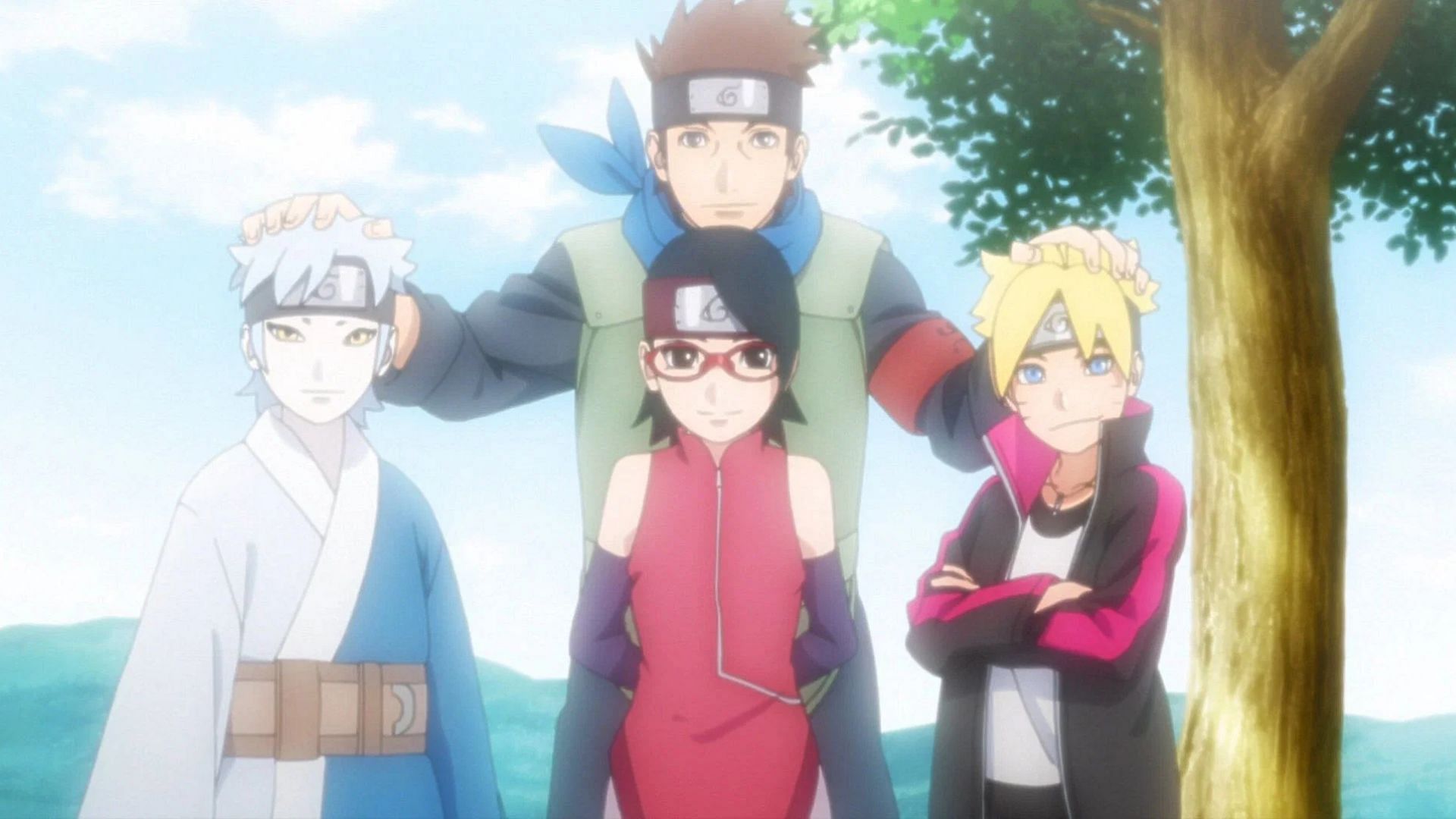 The members of Team 7 as shown in the anime (Image via Studio Pierrot)